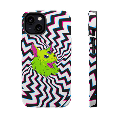 Vibrant Alien Cat Magnetic Phone Cases