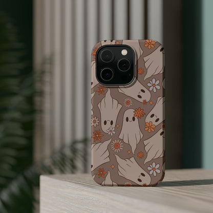 Ghostly Floral Magnetic Phone Cases