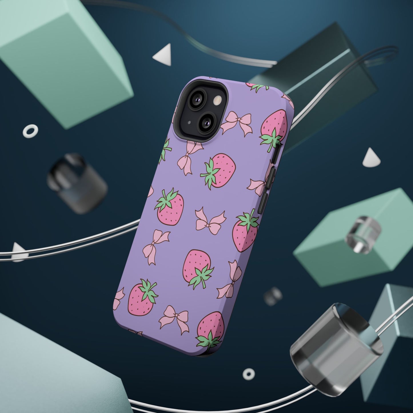 Cute Strawberry Pattern Phone Case