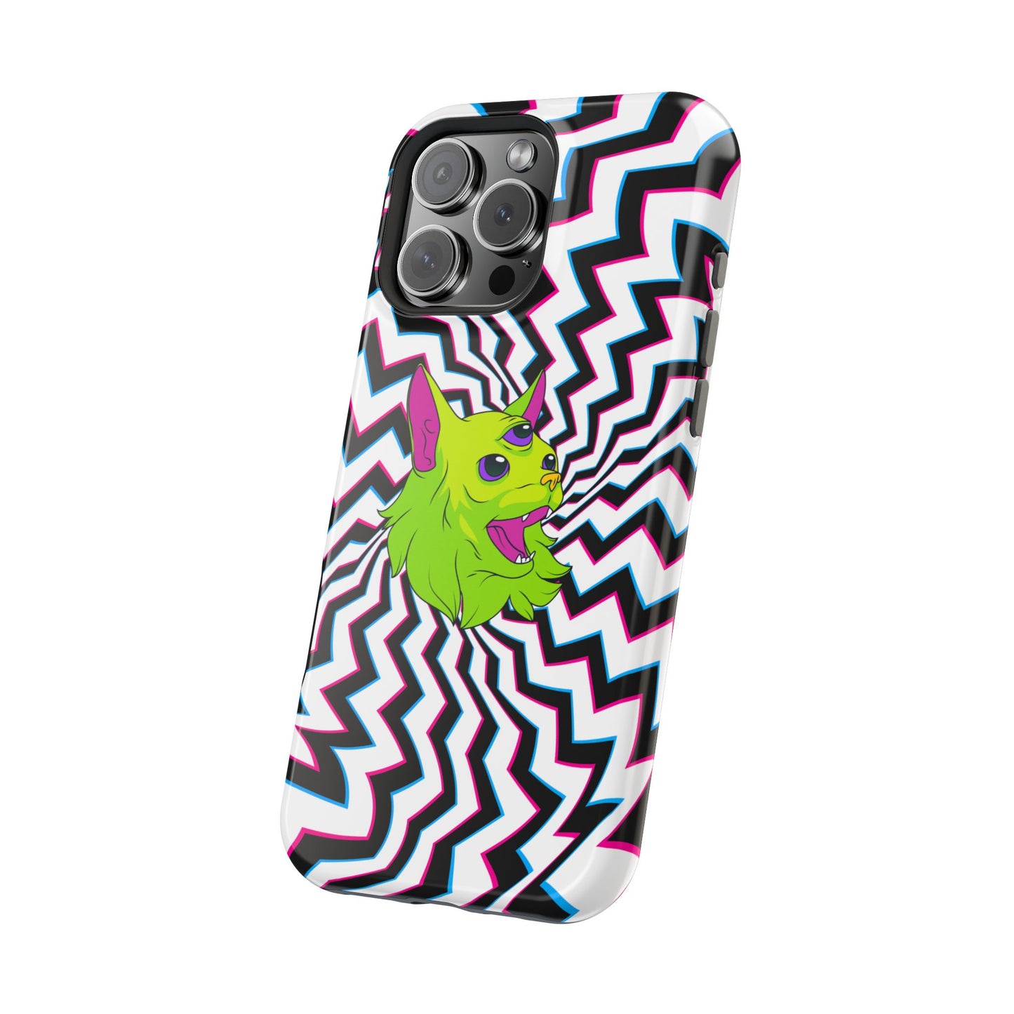 Vibrant Alien Cat Magnetic Phone Cases
