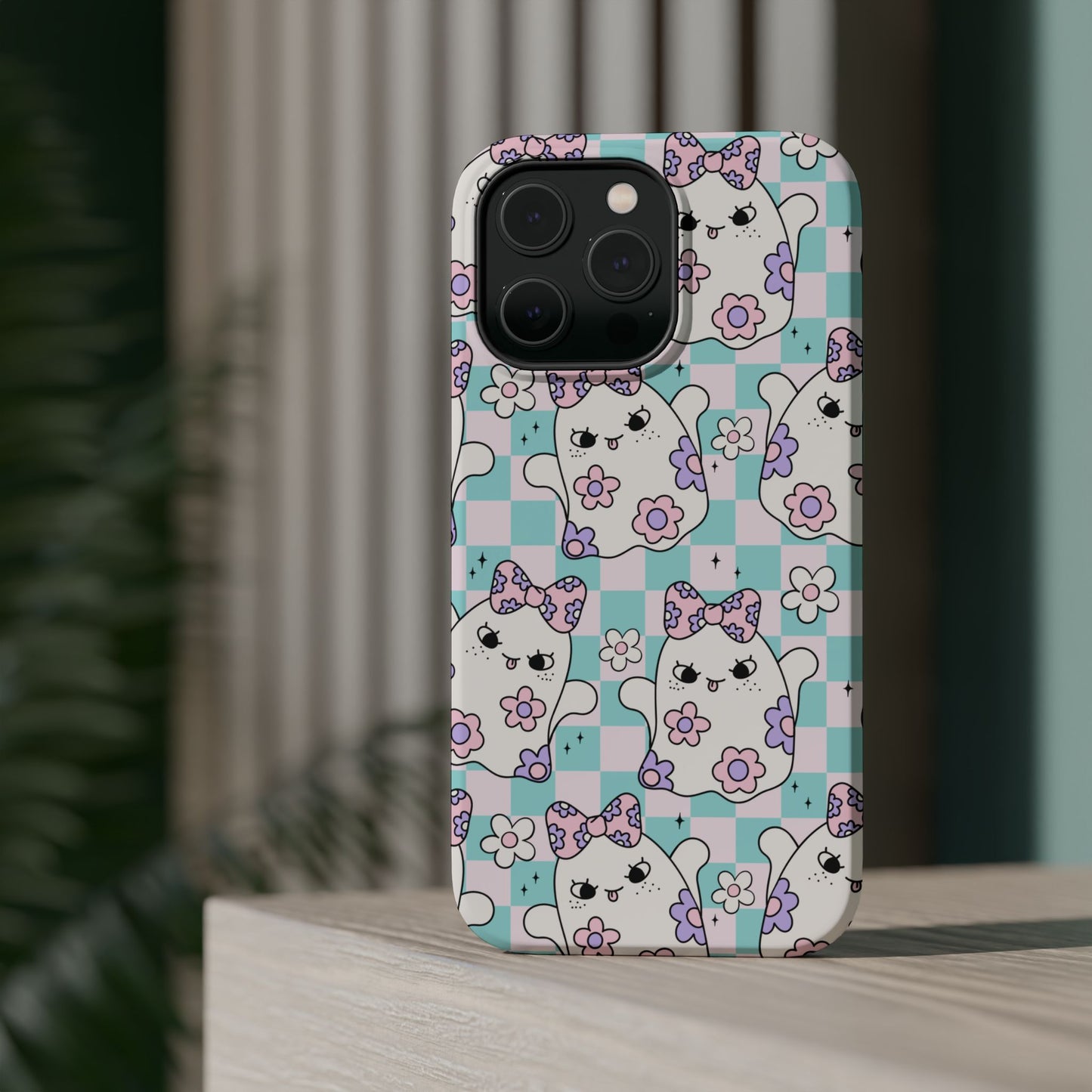 Adorable Ghost Pattern Magnetic Phone Case