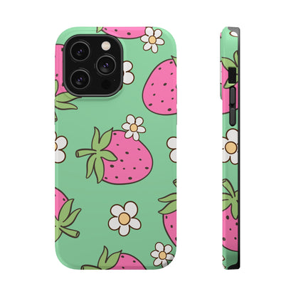 Cute Strawberry Impact-Resistant Phone Case