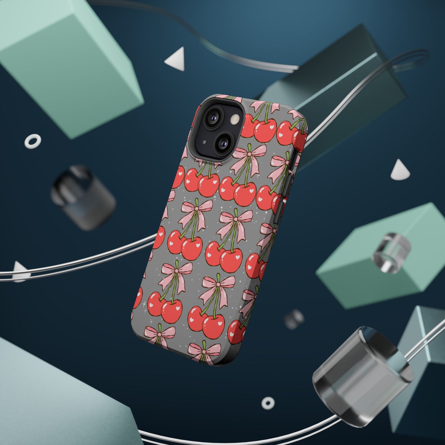 Cherry Bow Magnetic Phone Case