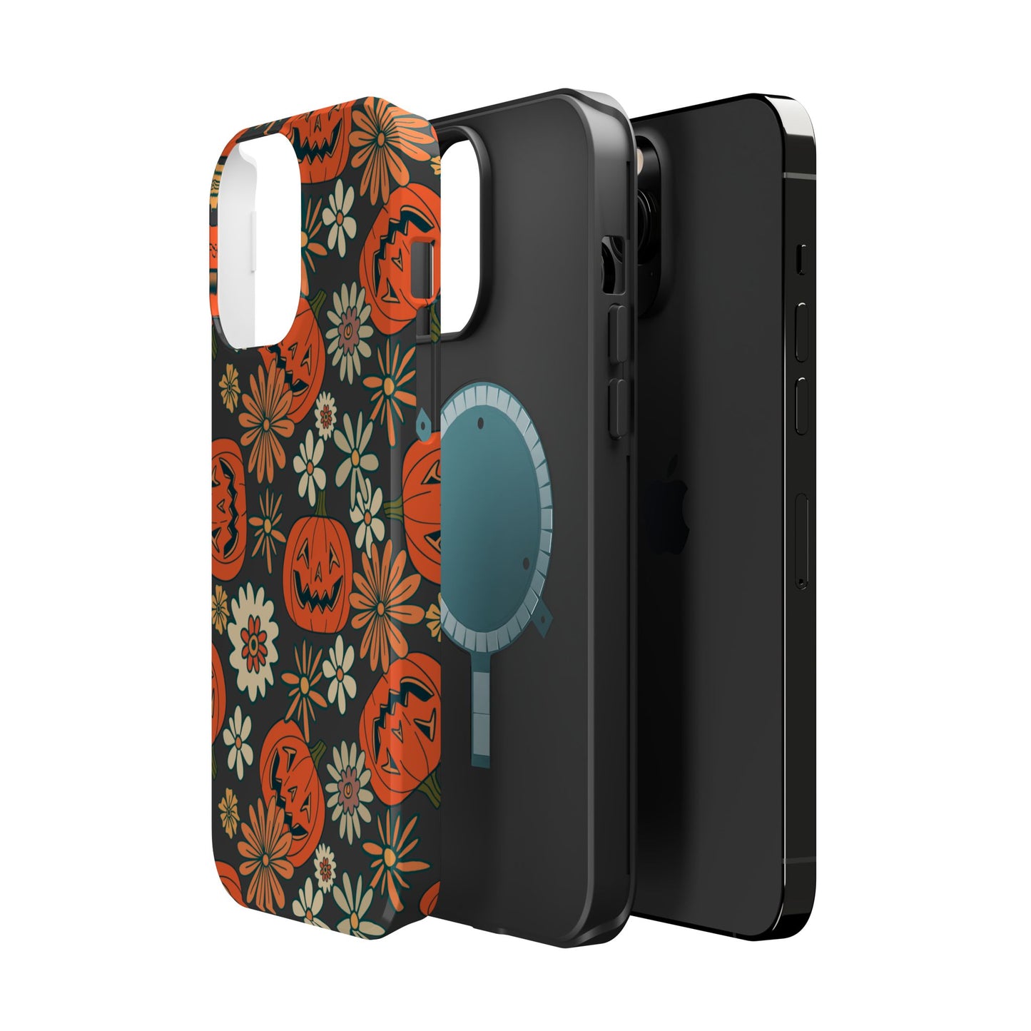 Pumpkin Floral iPhone Case