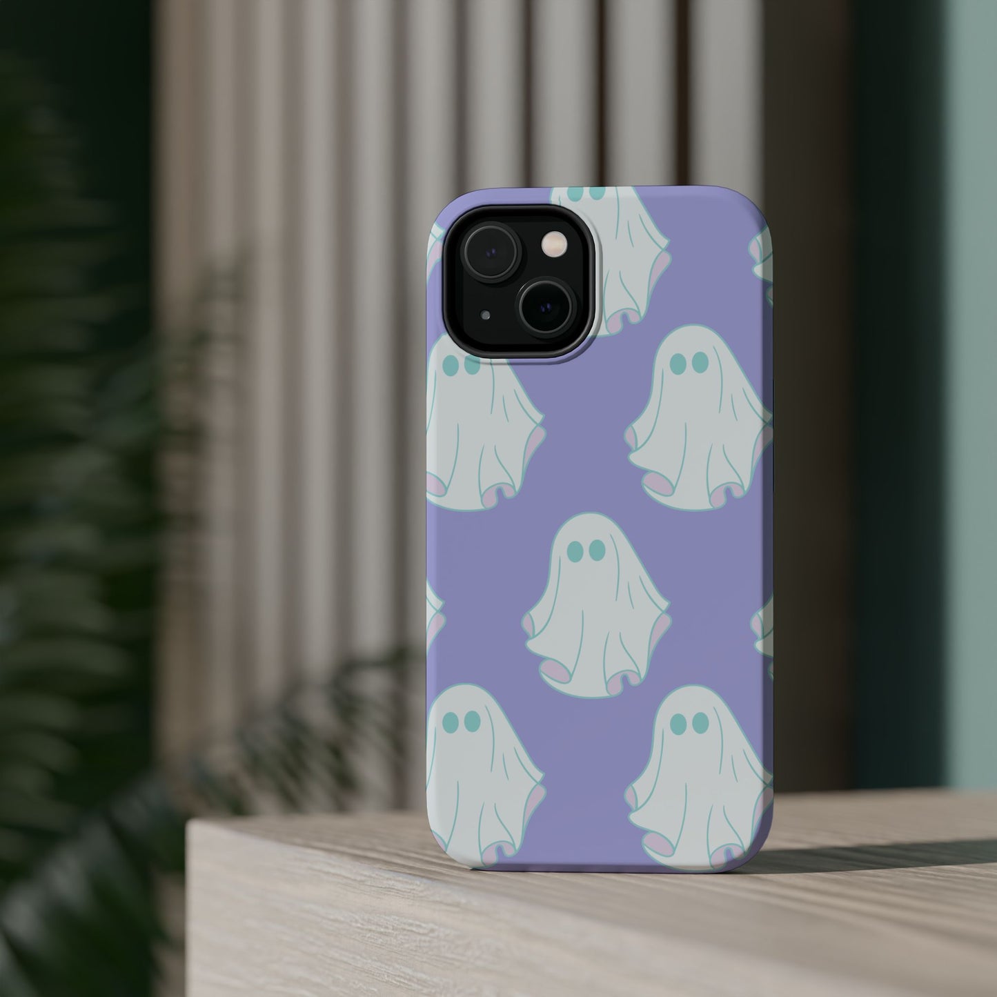 Ghost-Themed Impact-Resistant Phone Case
