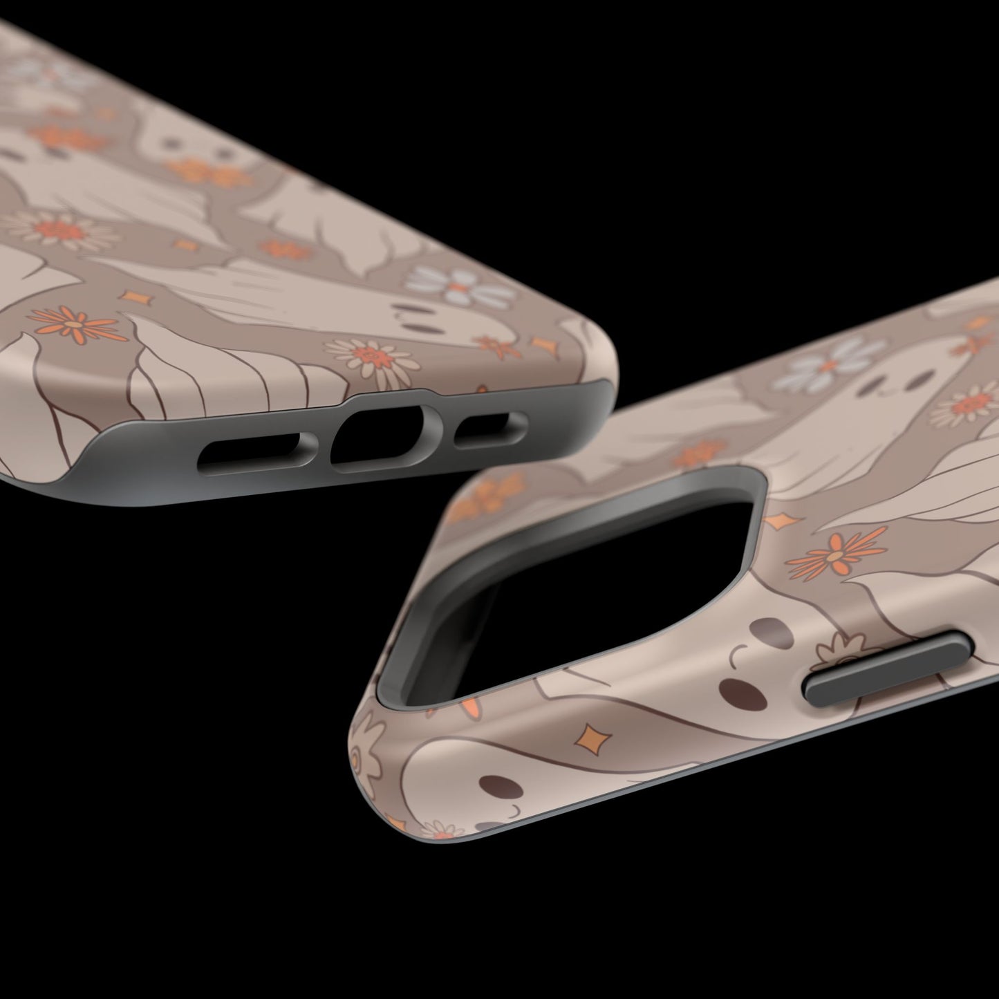 Ghostly Floral Magnetic Phone Cases