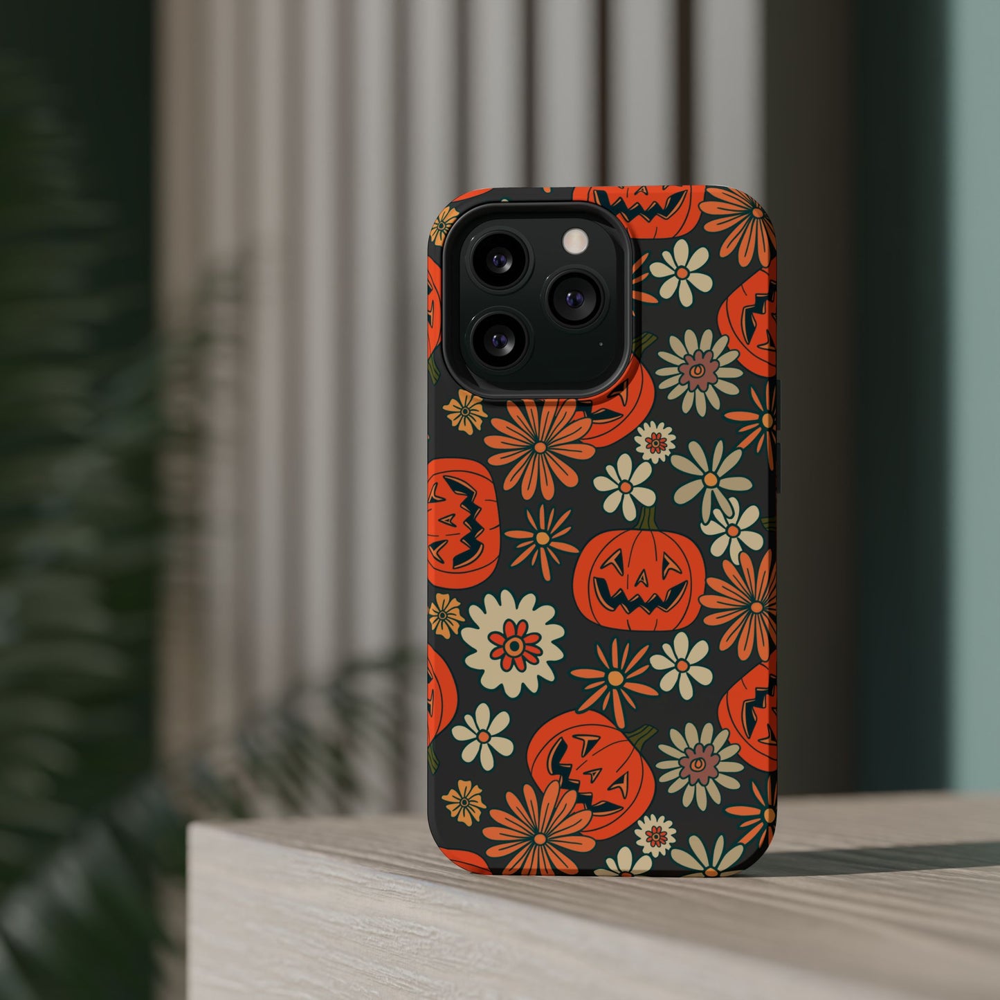 Pumpkin Floral iPhone Case