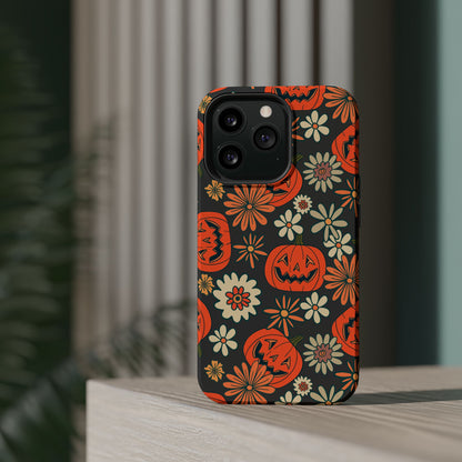 Pumpkin Floral iPhone Case