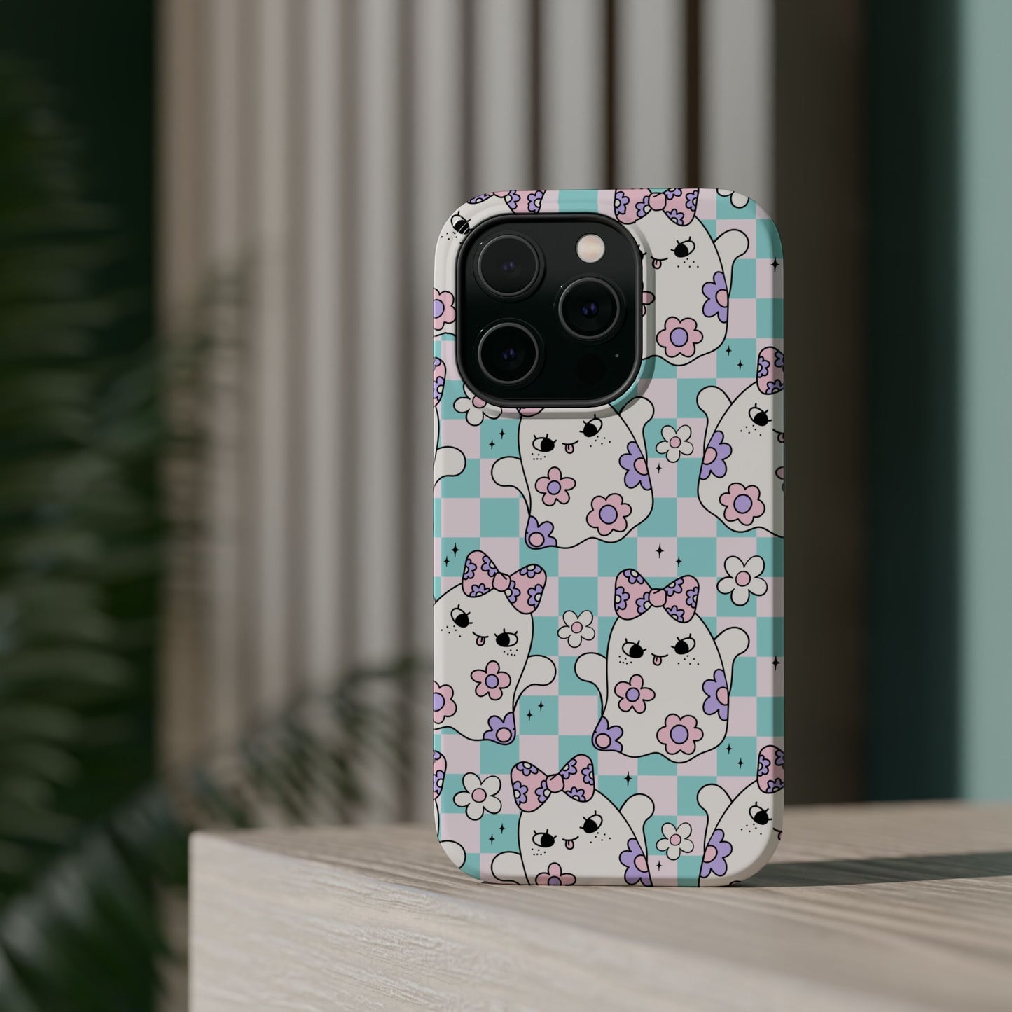 Adorable Ghost Pattern Magnetic Phone Case