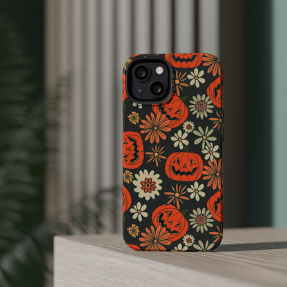 Pumpkin Floral iPhone Case