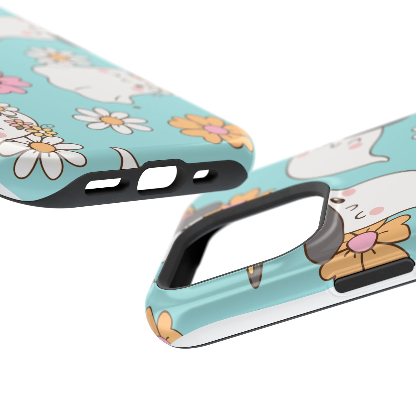 Cute Floral Ghost Magnetic Phone Case
