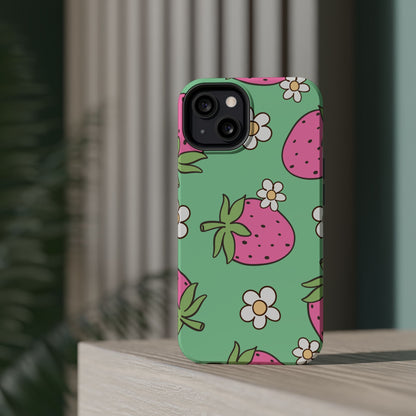 Cute Strawberry Impact-Resistant Phone Case