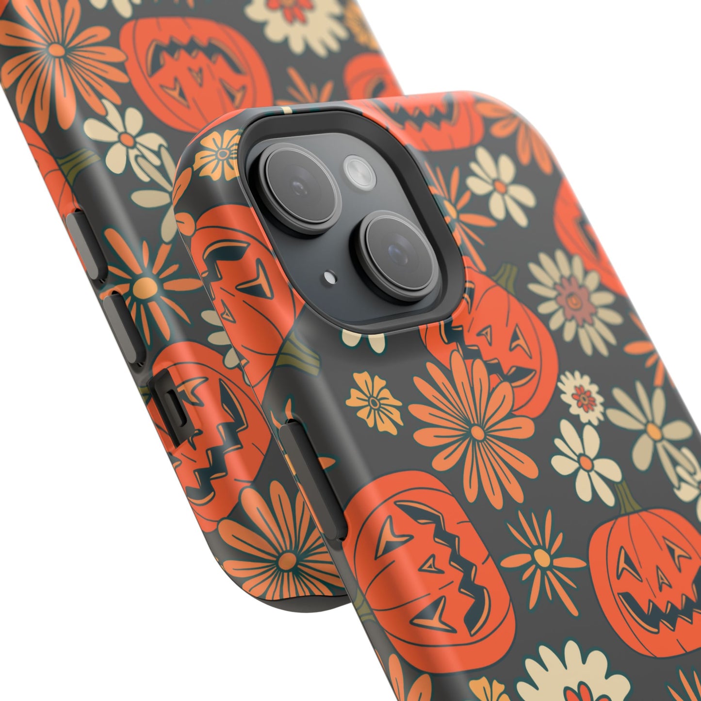 Pumpkin Floral iPhone Case