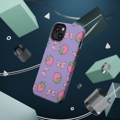 Cute Strawberry Pattern Phone Case