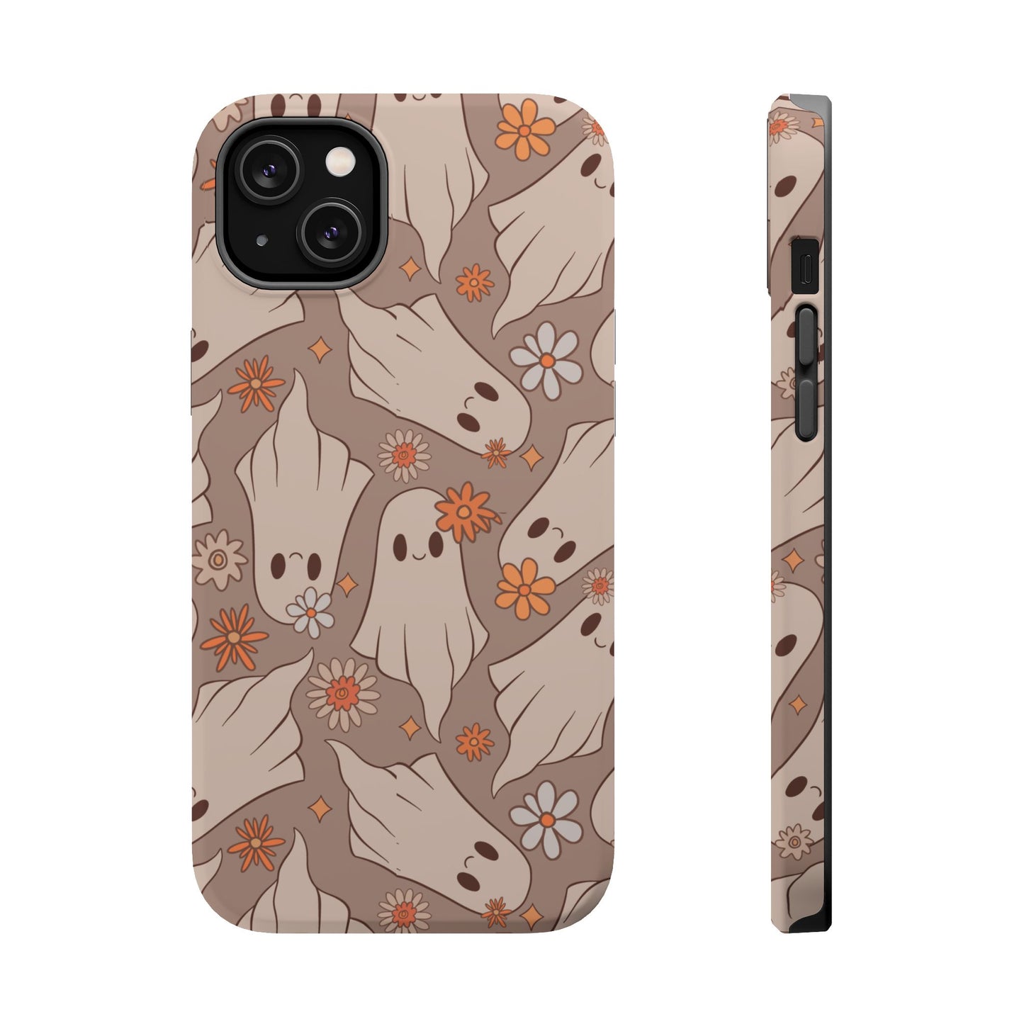 Ghostly Floral Magnetic Phone Cases
