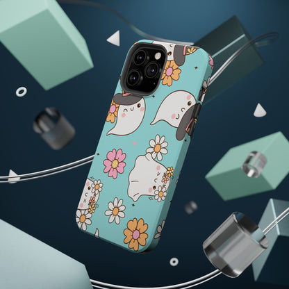 Cute Floral Ghost Magnetic Phone Case