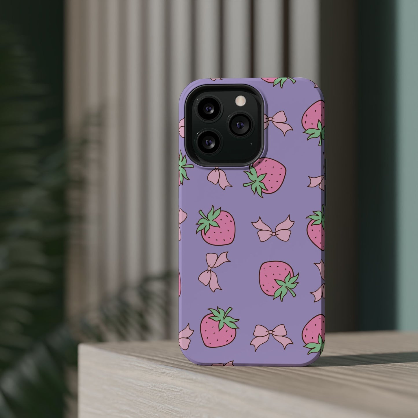 Cute Strawberry Pattern Phone Case