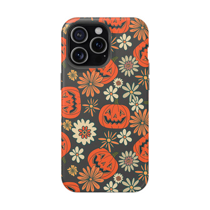 Pumpkin Floral iPhone Case