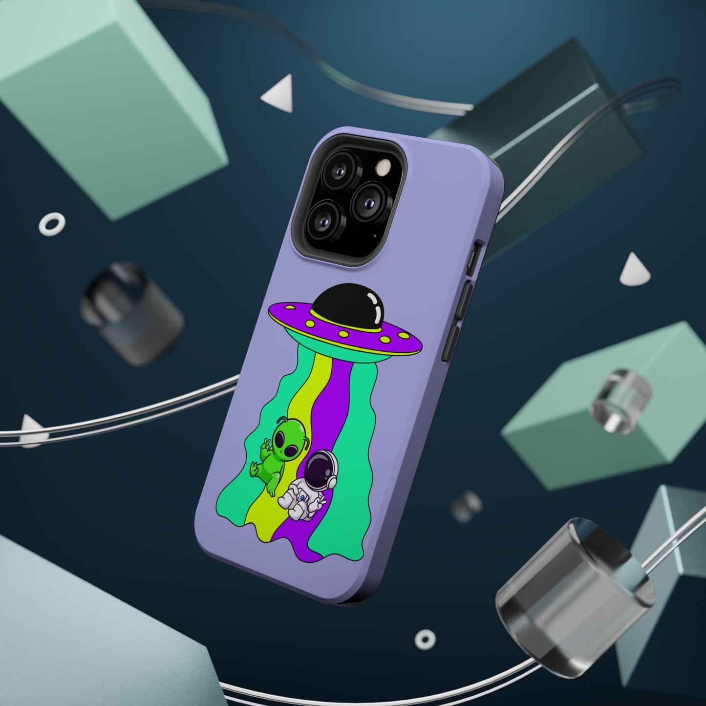 Alien and Astronaut Phone Case