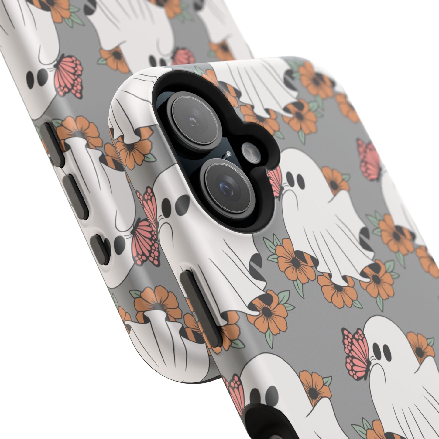 Cute Ghost Floral Phone Case