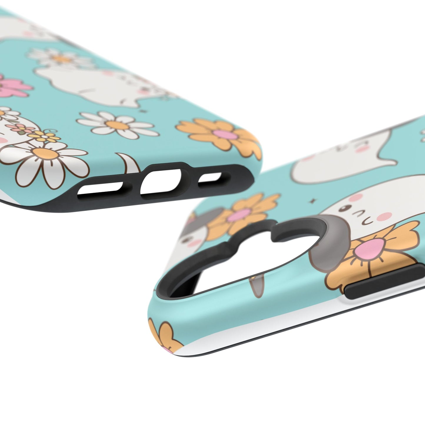 Cute Floral Ghost Magnetic Phone Case