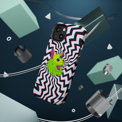 Vibrant Alien Cat Magnetic Phone Cases