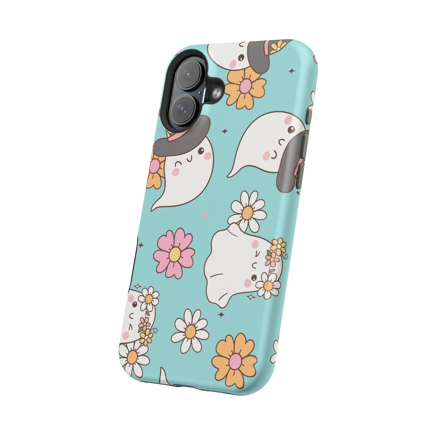Cute Floral Ghost Magnetic Phone Case