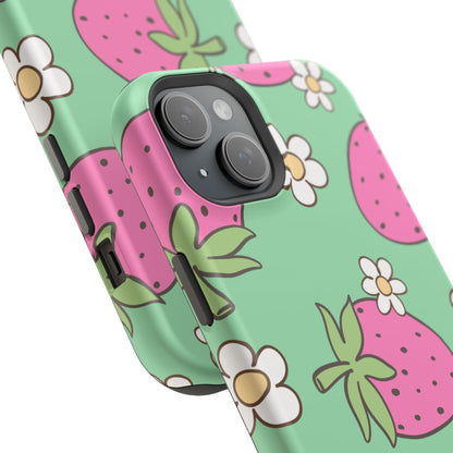 Cute Strawberry Impact-Resistant Phone Case