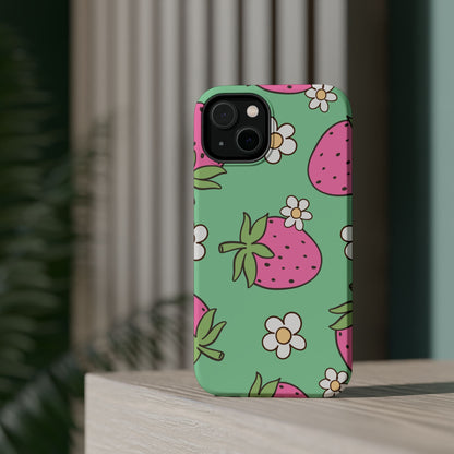 Cute Strawberry Impact-Resistant Phone Case