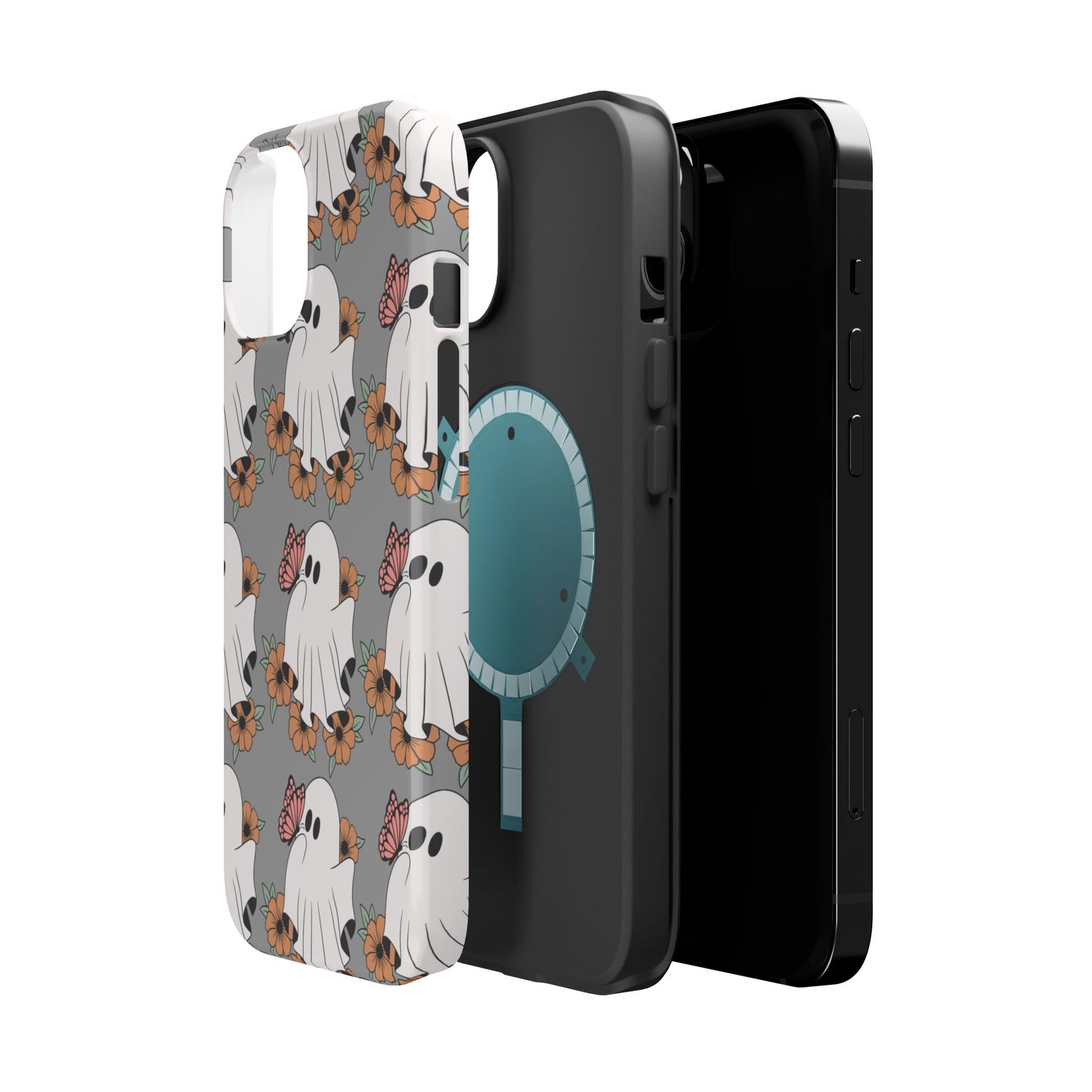 Cute Ghost Floral Phone Case