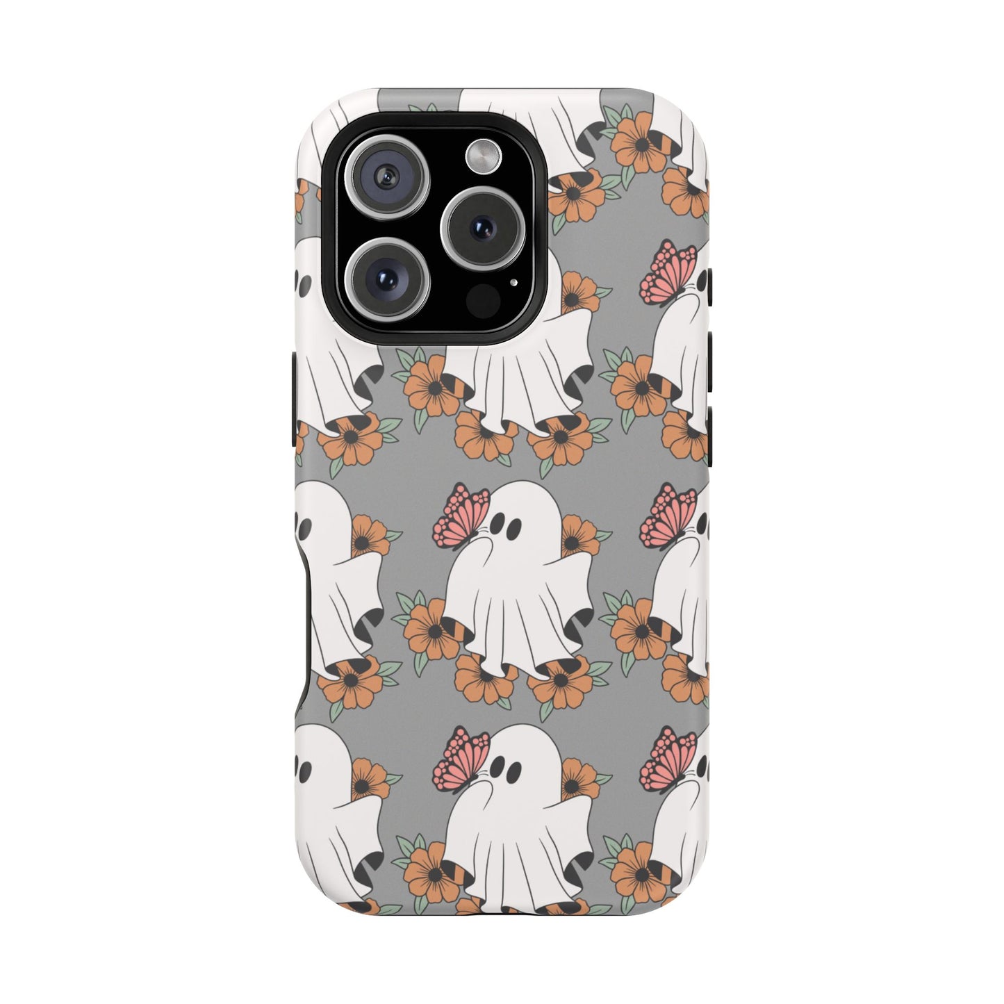 Cute Ghost Floral Phone Case