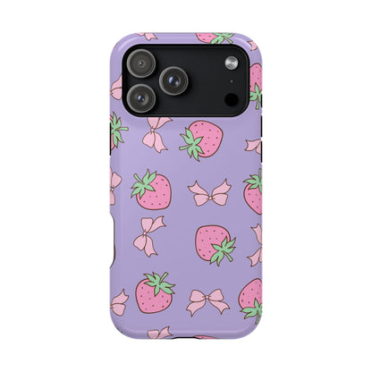 Cute Strawberry Pattern Phone Case