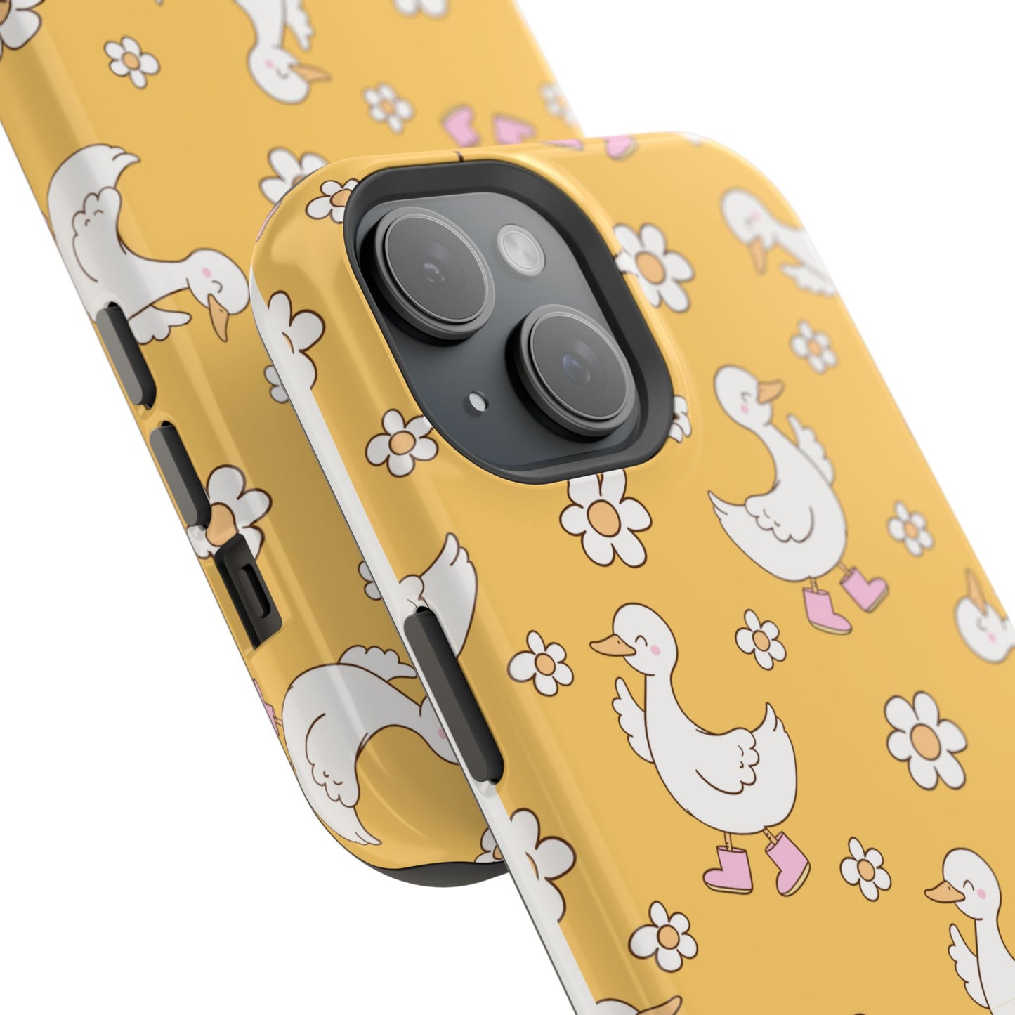 Charming Duck Pattern Magnetic Phone Case