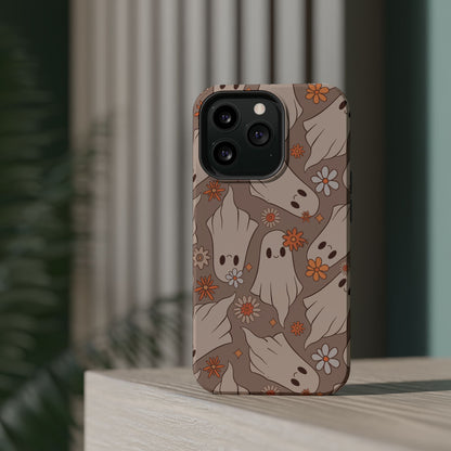 Ghostly Floral Magnetic Phone Cases