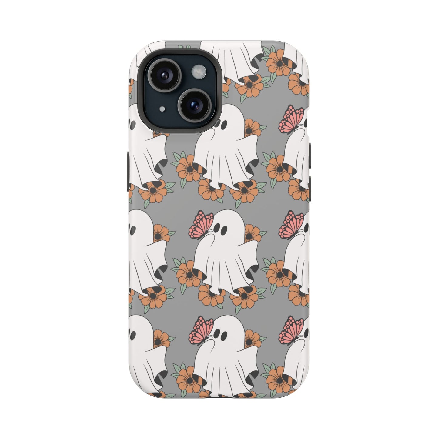 Cute Ghost Floral Phone Case