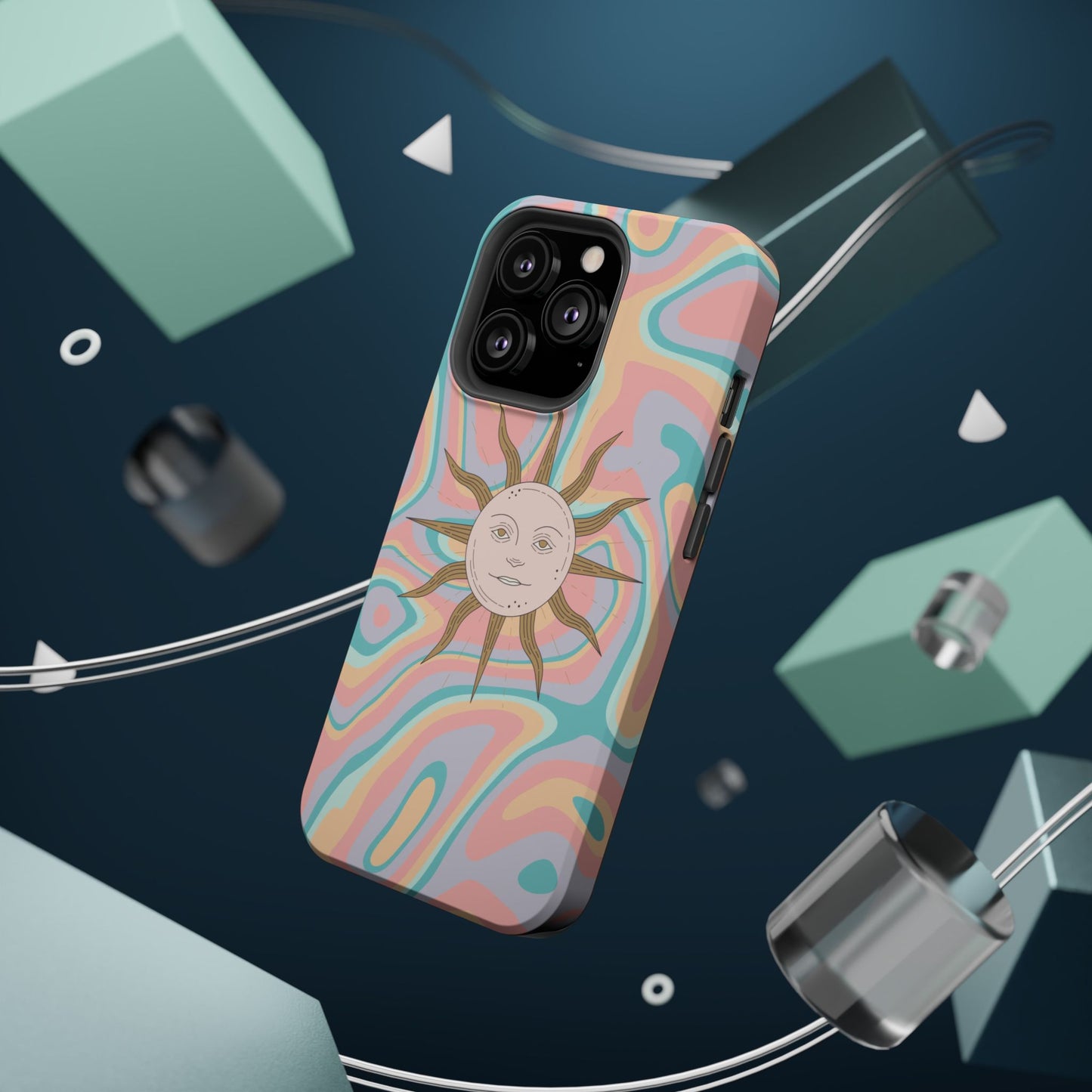 Sun and Waves Phone Case