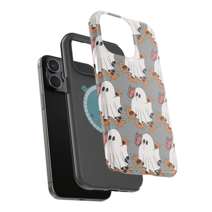 Cute Ghost Floral Phone Case