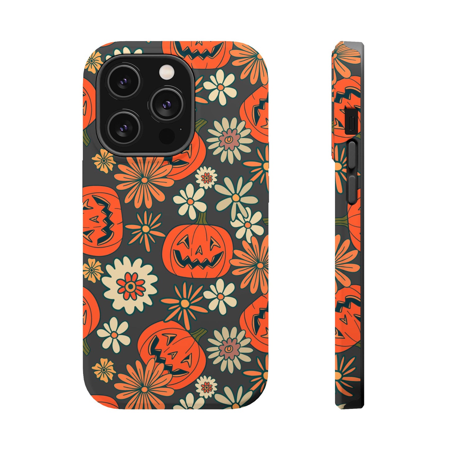 Pumpkin Floral iPhone Case