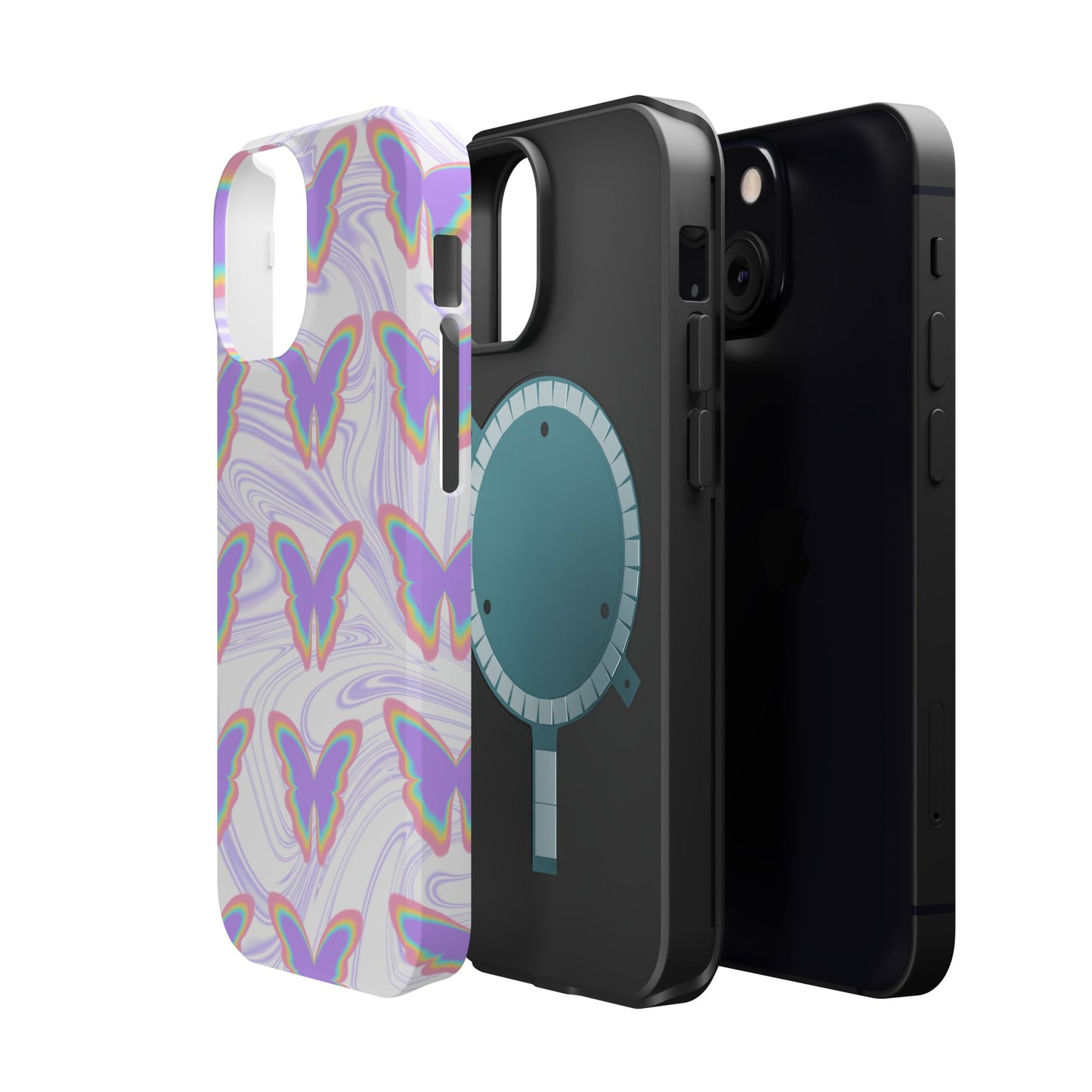 Colorful Butterfly Magnetic Phone Case