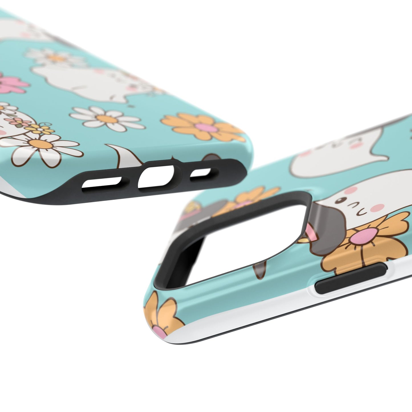 Cute Floral Ghost Magnetic Phone Case