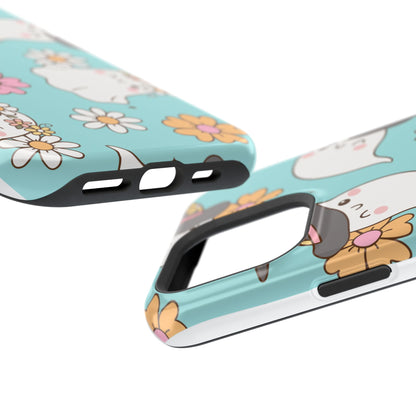 Cute Floral Ghost Magnetic Phone Case