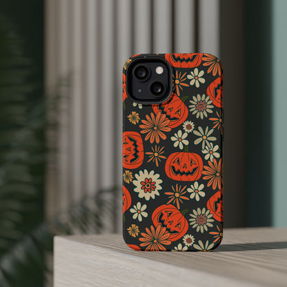Pumpkin Floral iPhone Case