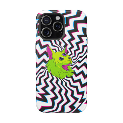 Vibrant Alien Cat Magnetic Phone Cases