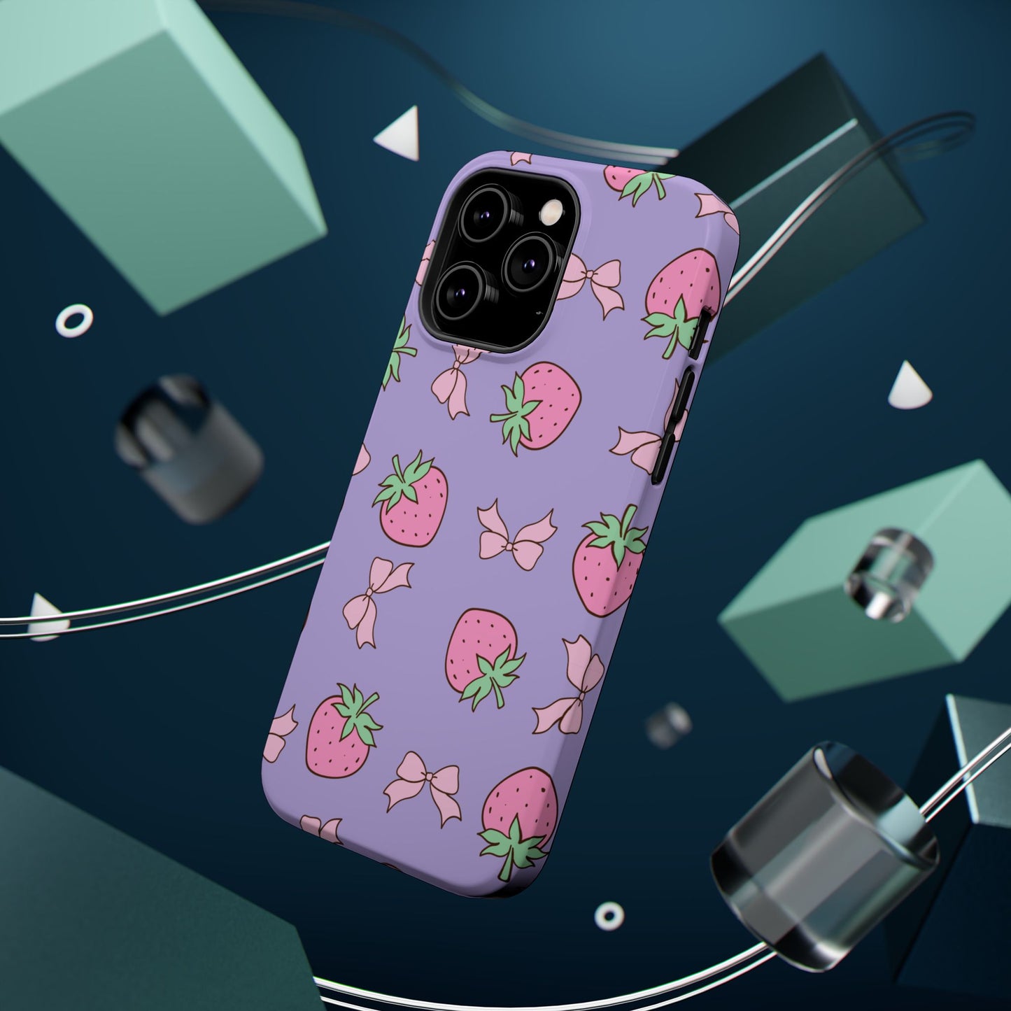 Cute Strawberry Pattern Phone Case