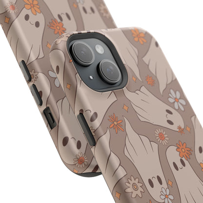 Ghostly Floral Magnetic Phone Cases