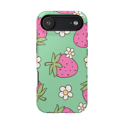 Cute Strawberry Impact-Resistant Phone Case