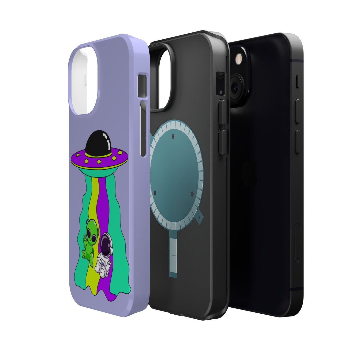 Alien and Astronaut Phone Case