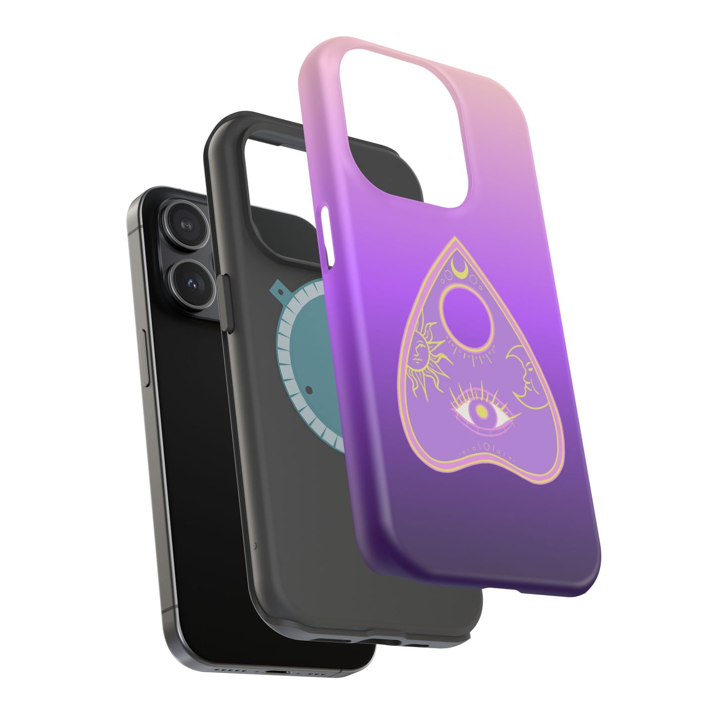 Purple Gradient with Planchette and Celestial Design