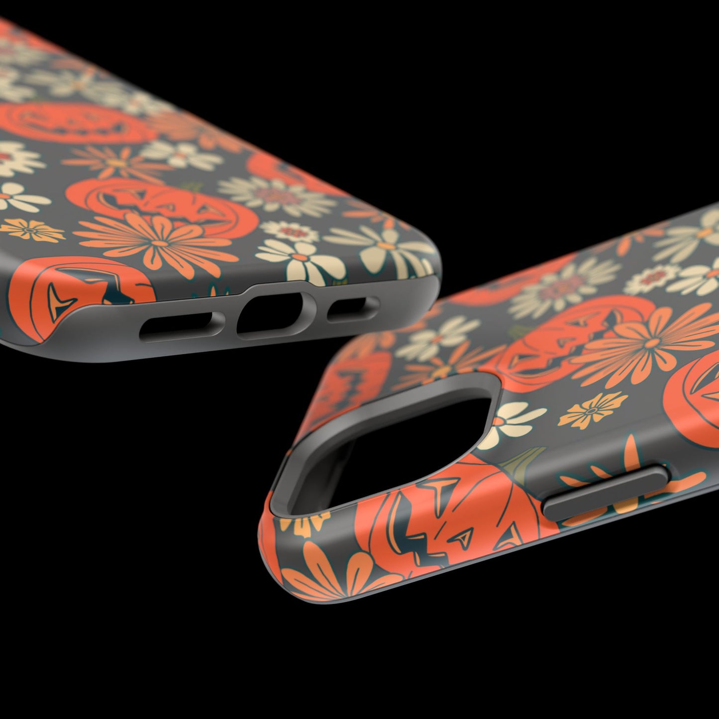 Pumpkin Floral iPhone Case