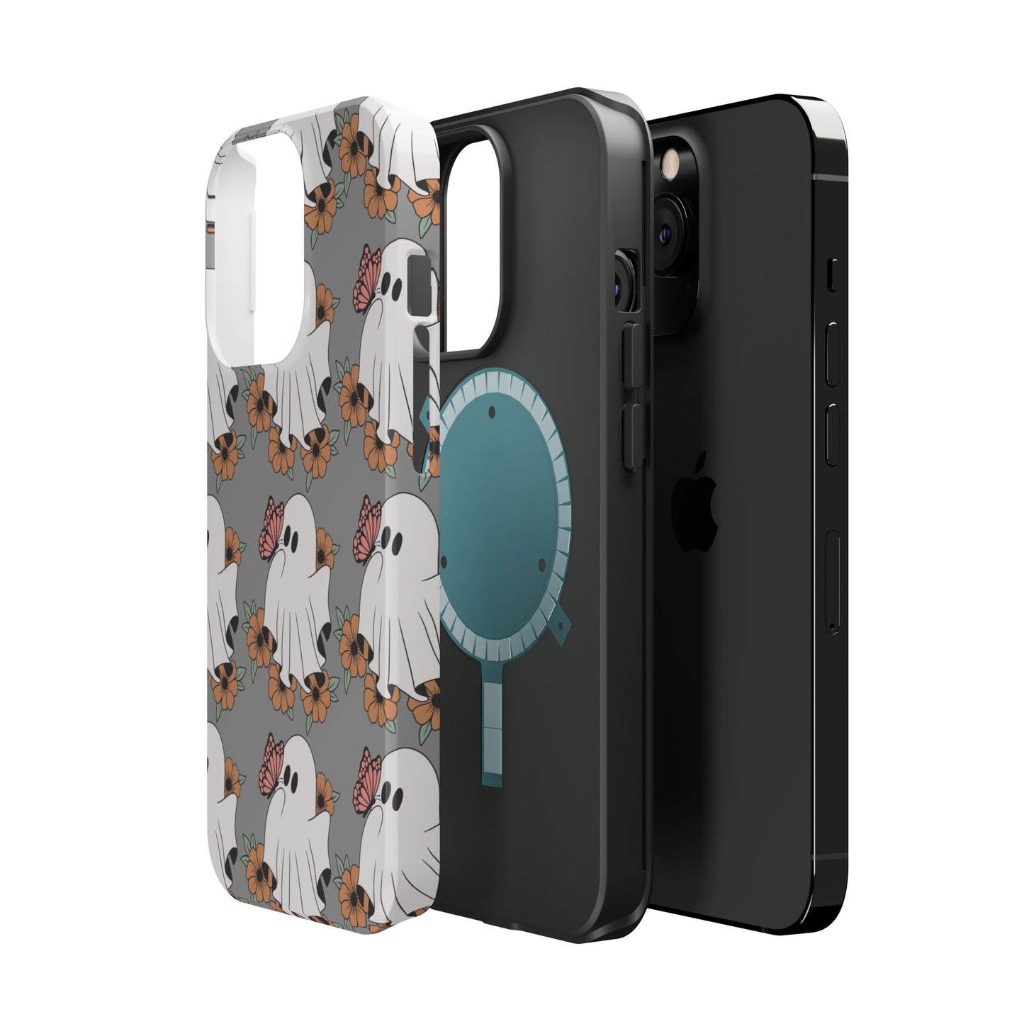 Cute Ghost Floral Phone Case